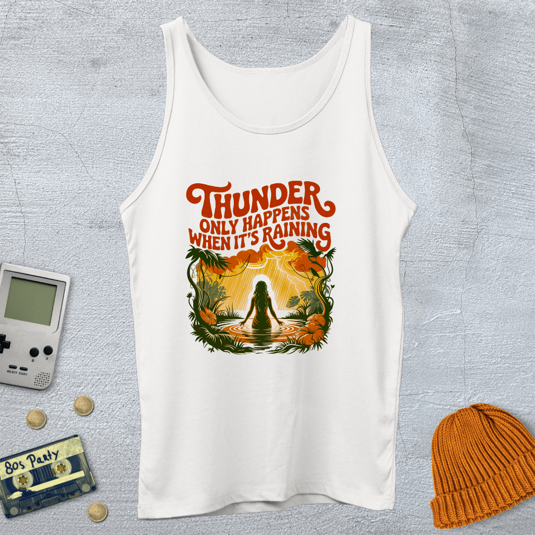Printify Tank Top XS / White Thunder - Tank Top