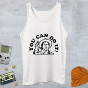 Printify Tank Top XS / White You Can Do it - Tank Top