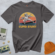 Printify Women's T-shirts Charcoal / L Cupid Stunt - Shirt