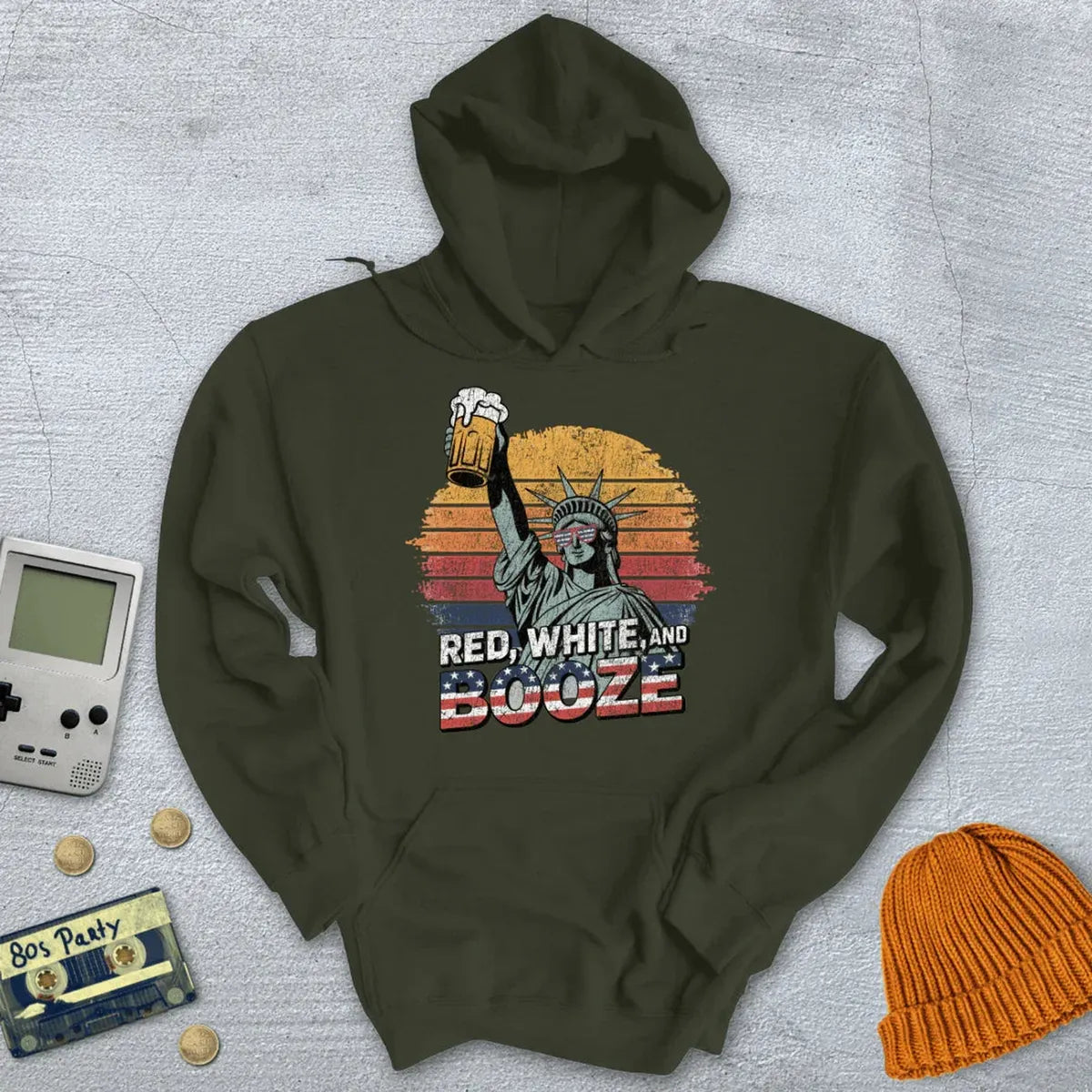 Red White Booze - Hoodie