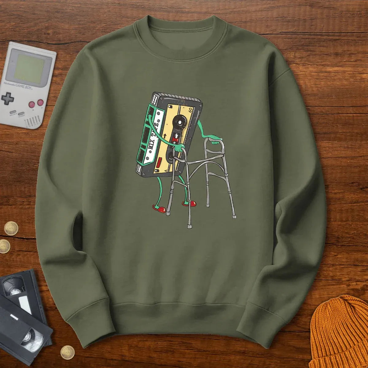 Retro Cassette- Sweatshirt