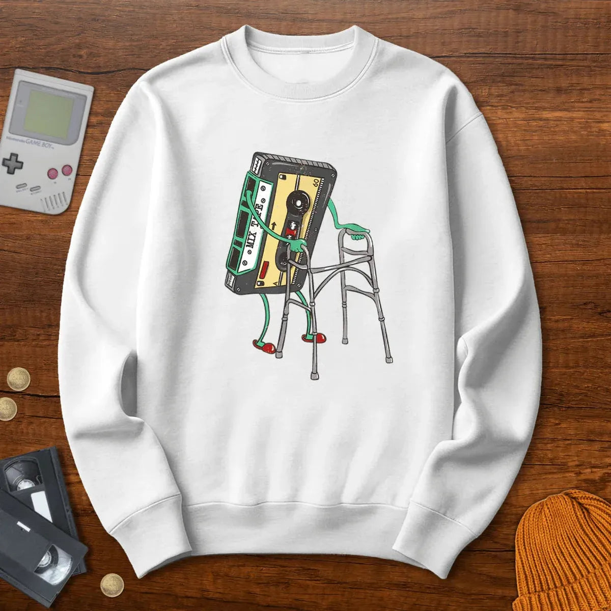Retro Cassette- Sweatshirt