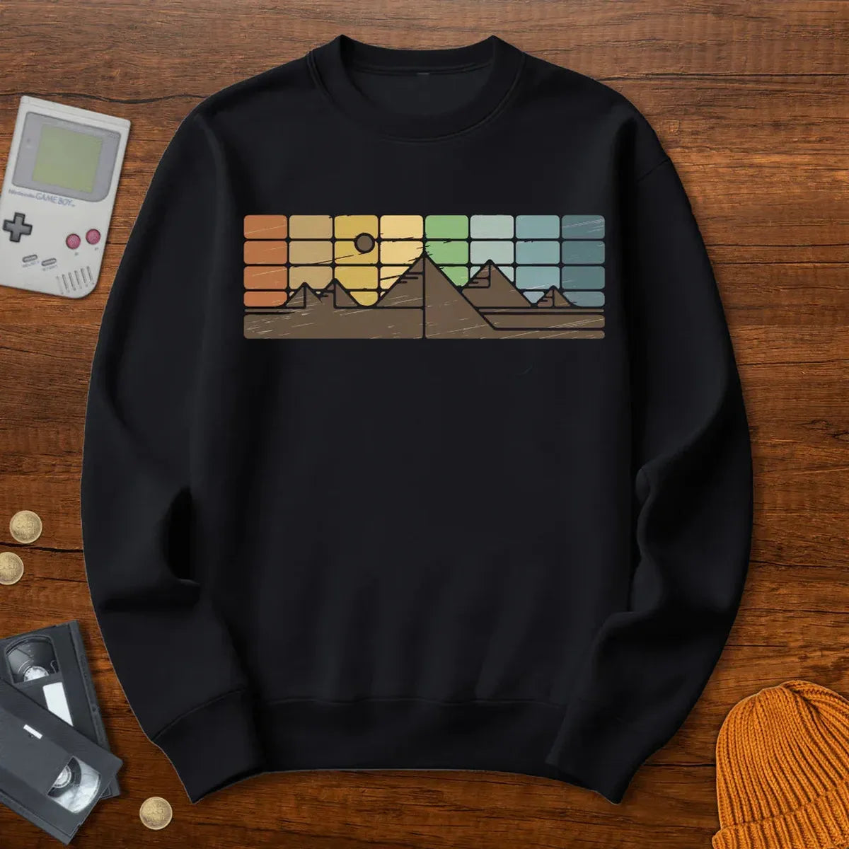 Retro Mountain Horizon - Sweatshirt