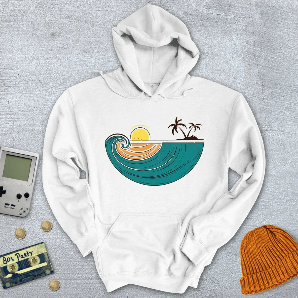 Retro Tropical Bliss - Hoodie